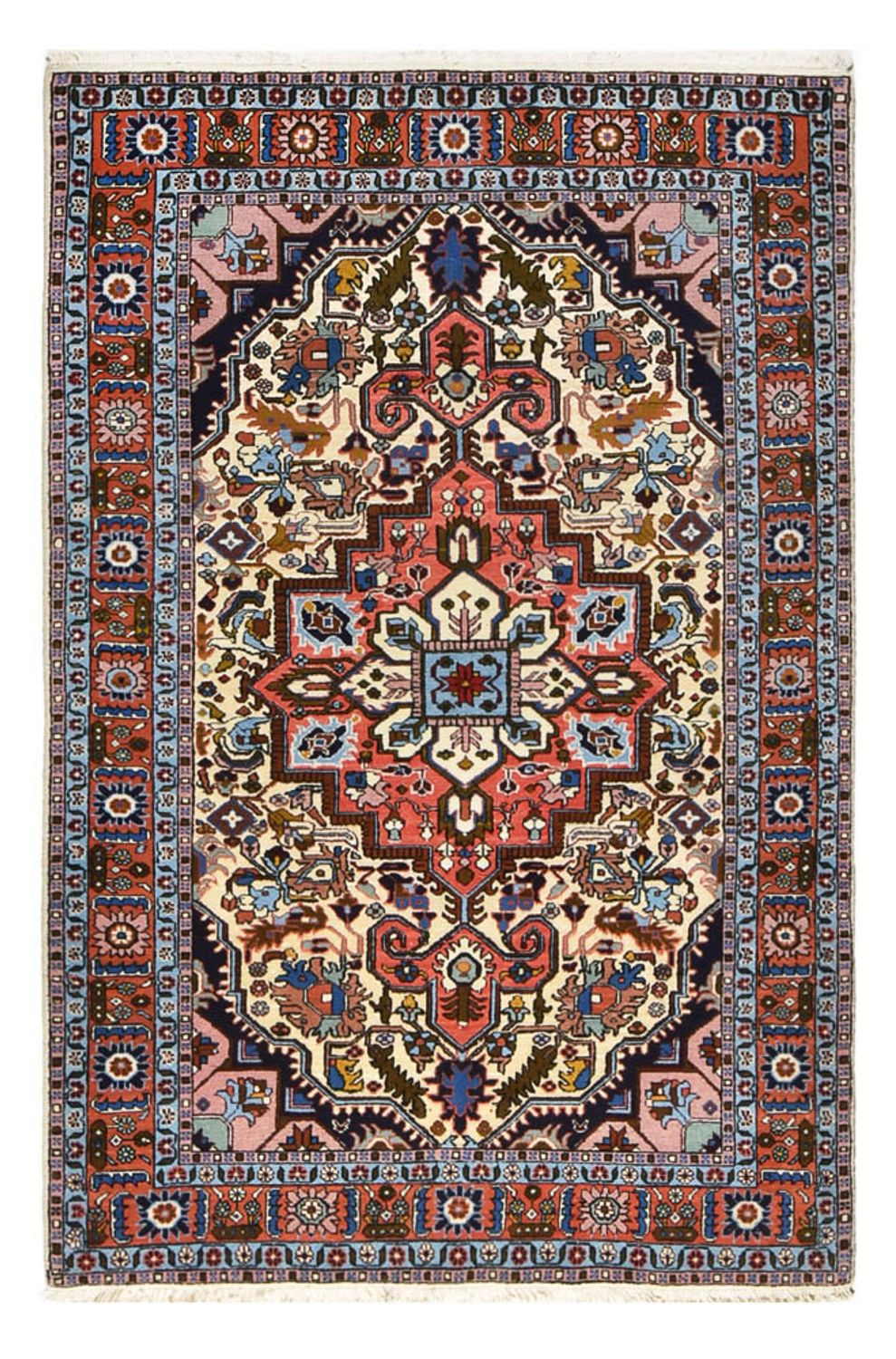 Perserteppich - Nomadic - 208 x 136 cm - mehrfarbig