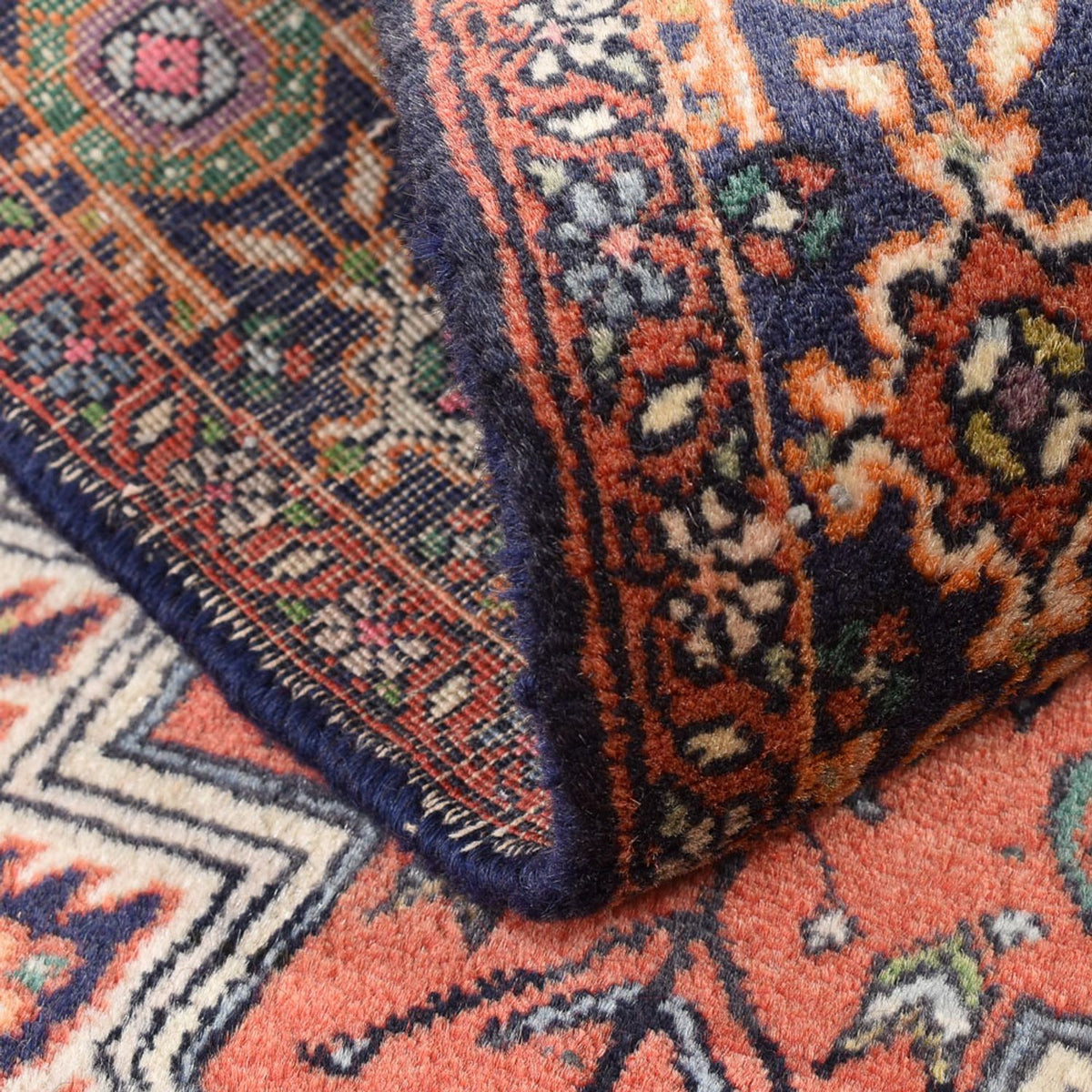 Perserteppich - Nomadic - 135 x 75 cm - terrakotta