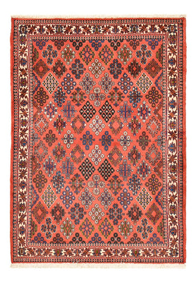 Gabbeh Teppich - Kaschkuli Perser - 155 x 114 cm - hellrot