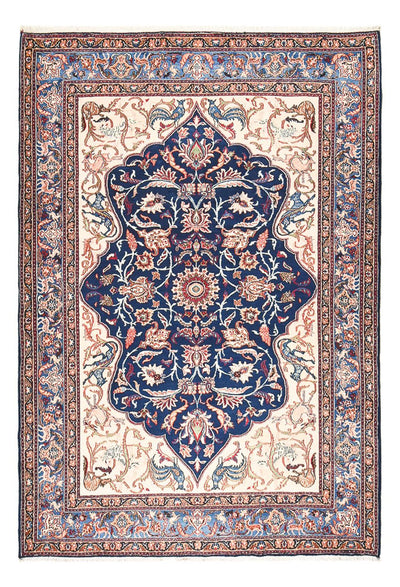 Maschad Teppich 212x310cm - Perserteppich - dunkelblau