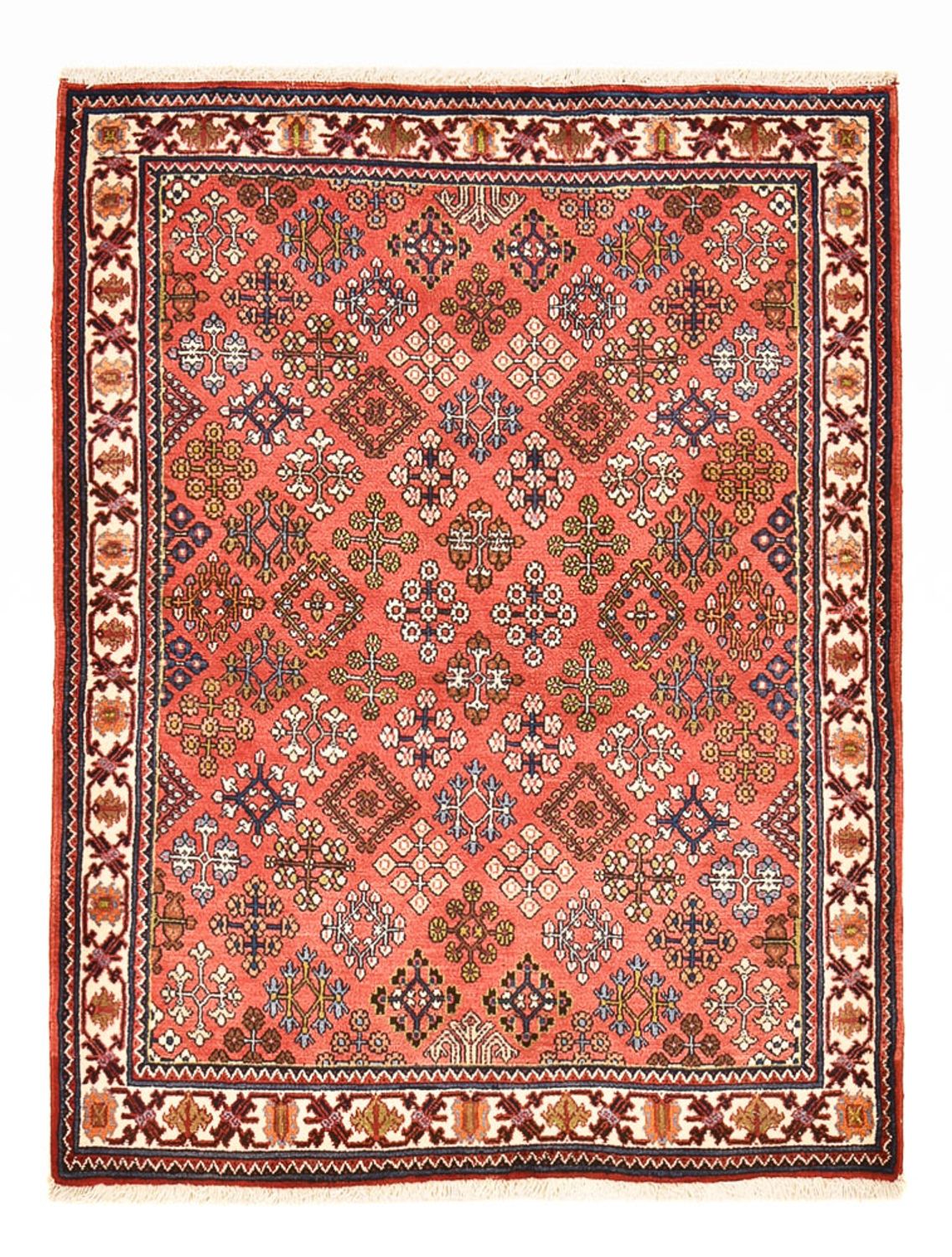 Perserteppich - Nomadic - 150 x 112 cm - hellrot