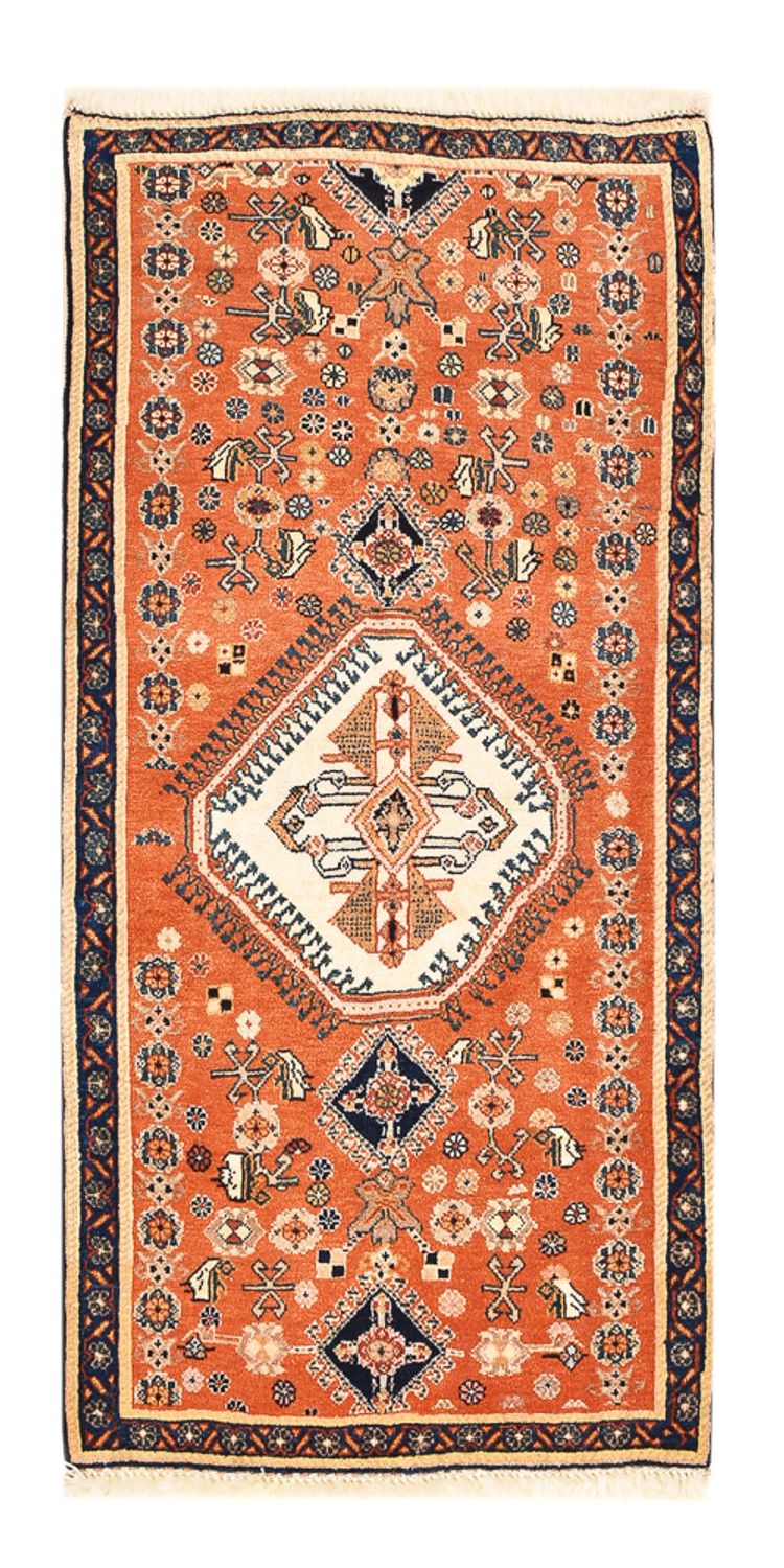 Perserteppich - Nomadic - 124 x 64 cm - orange