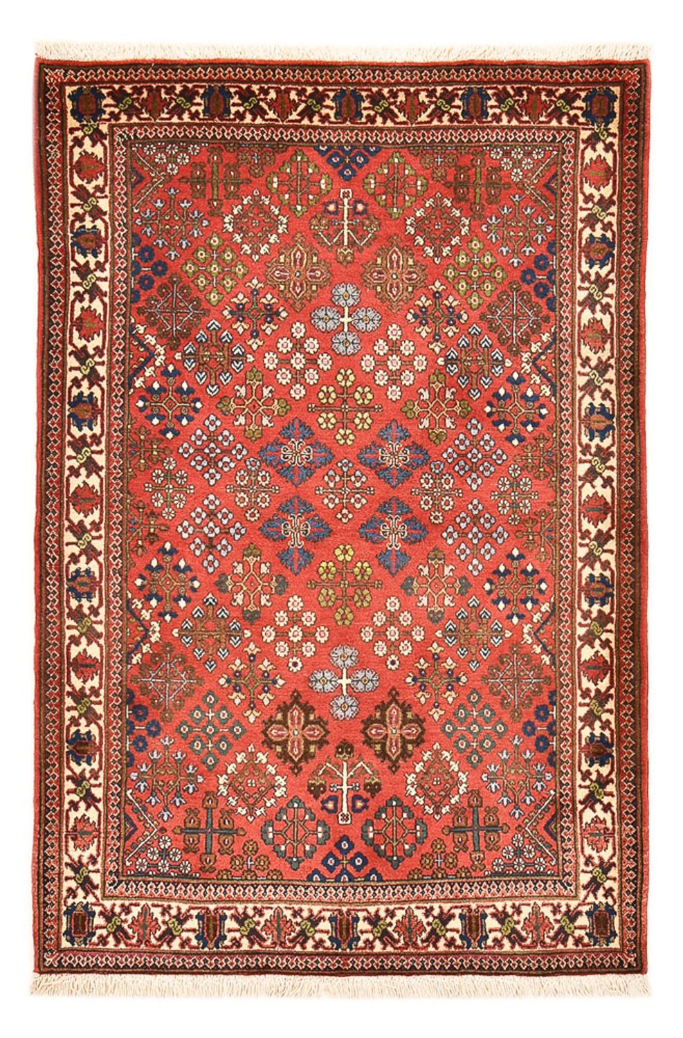 Perserteppich - Nomadic - 167 x 112 cm - rot