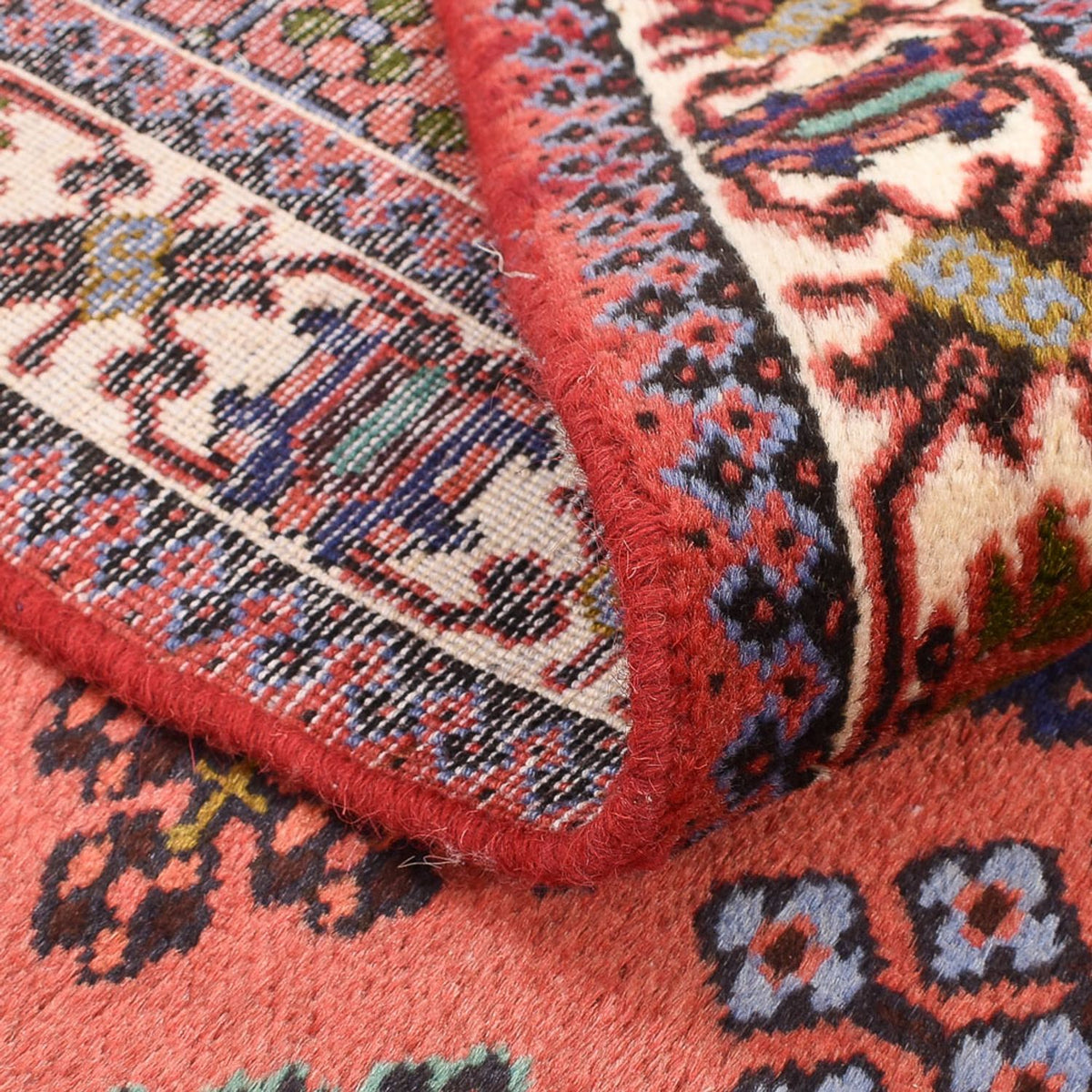 Perserteppich - Nomadic - 158 x 115 cm - hellrot