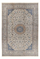 Perserteppich - Nain - Royal - 582 x 386 cm - grau