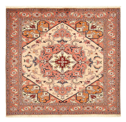 Perserteppich - Nomadic quadratisch  - 200 x 197 cm - hellbeige