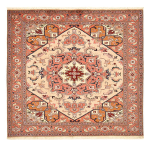 Perserteppich - Nomadic quadratisch  - 200 x 197 cm - hellbeige