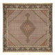 Perserteppich - Täbriz - Royal quadratisch  - 205 x 204 cm - braun