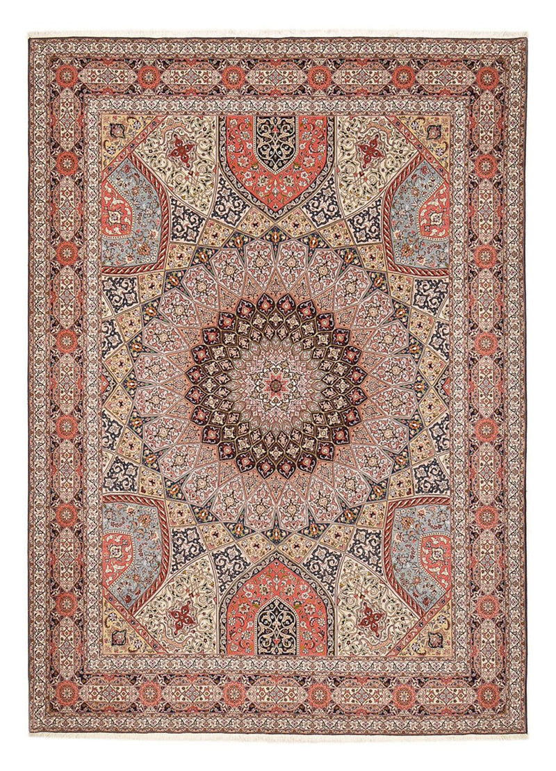 Perserteppich - Täbriz - Royal - 413 x 305 cm - terrakotta