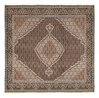 Perserteppich - Täbriz - Royal quadratisch  - 207 x 205 cm - braun