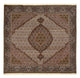 Perserteppich - Täbriz - Royal quadratisch  - 203 x 200 cm - braun