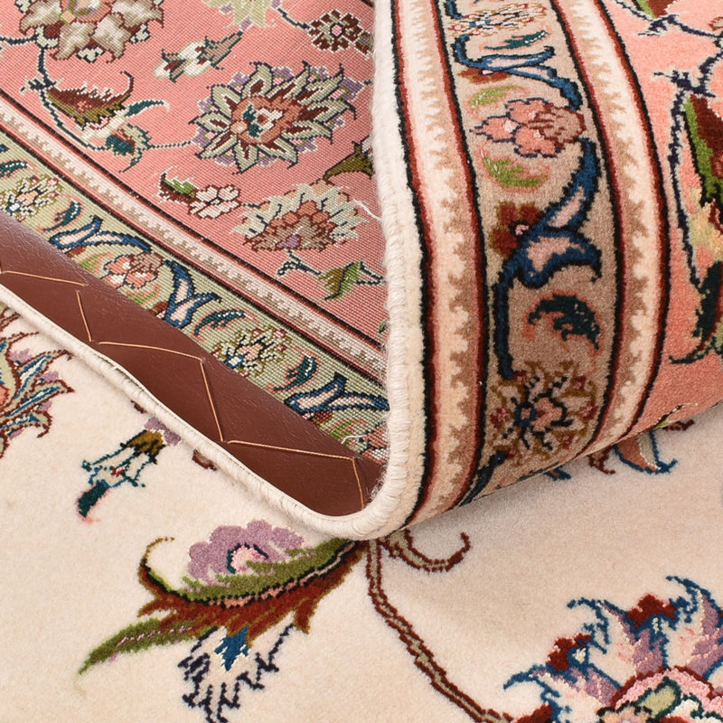 Perserteppich - Täbriz - Royal quadratisch  - 210 x 204 cm - hellbeige