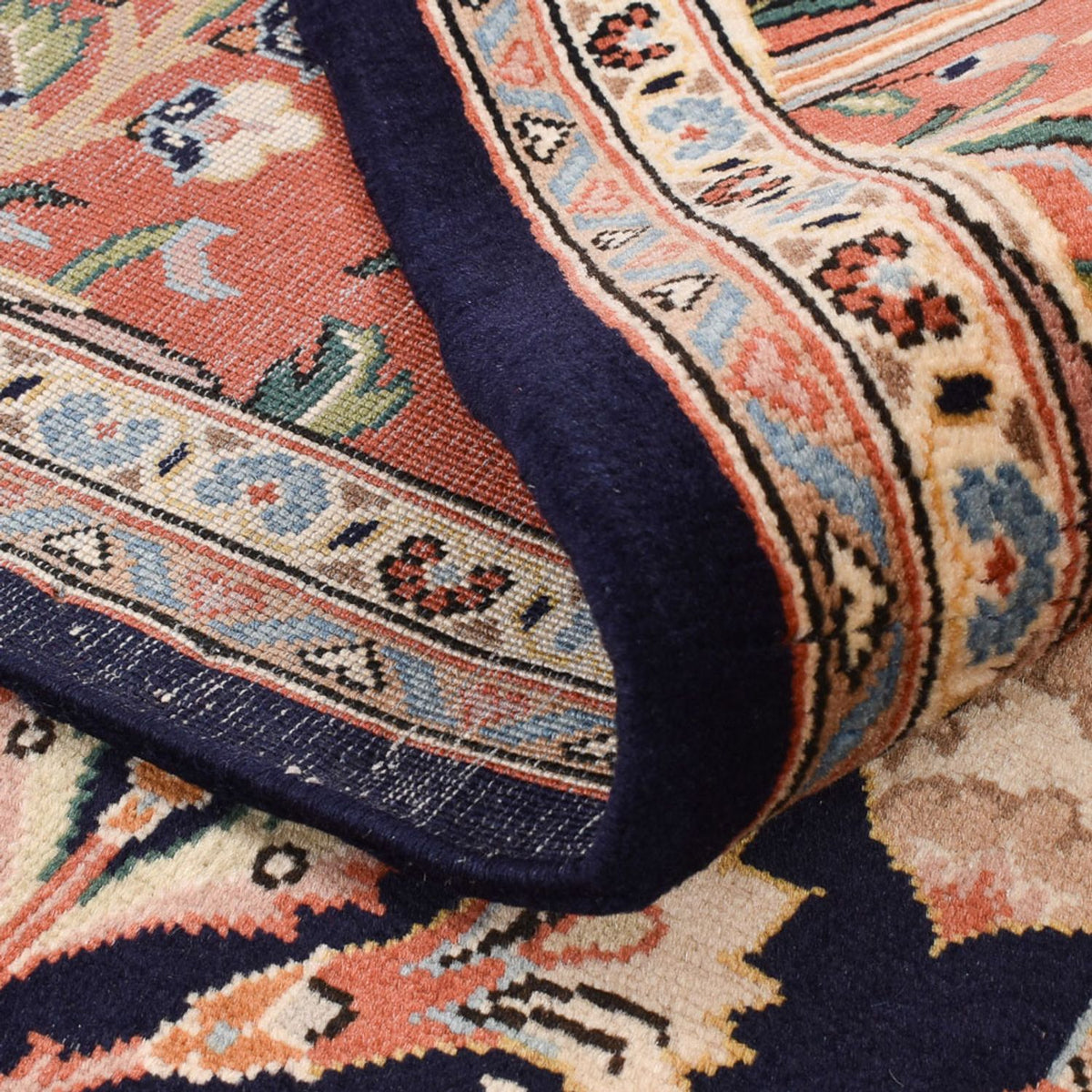 Perserteppich - Ghom - Royal - 270 x 157 cm - dunkelblau