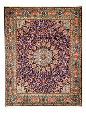 Perserteppich - Täbriz - Royal - 389 x 305 cm - lila