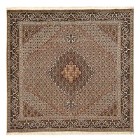 Perserteppich - Täbriz - Royal quadratisch  - 202 x 202 cm - braun