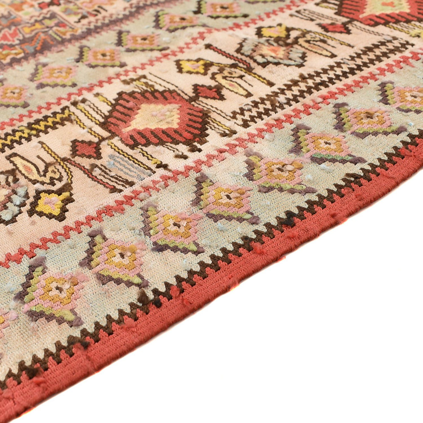 Kelim Teppich - Oriental - 260 x 160 cm - hellrot