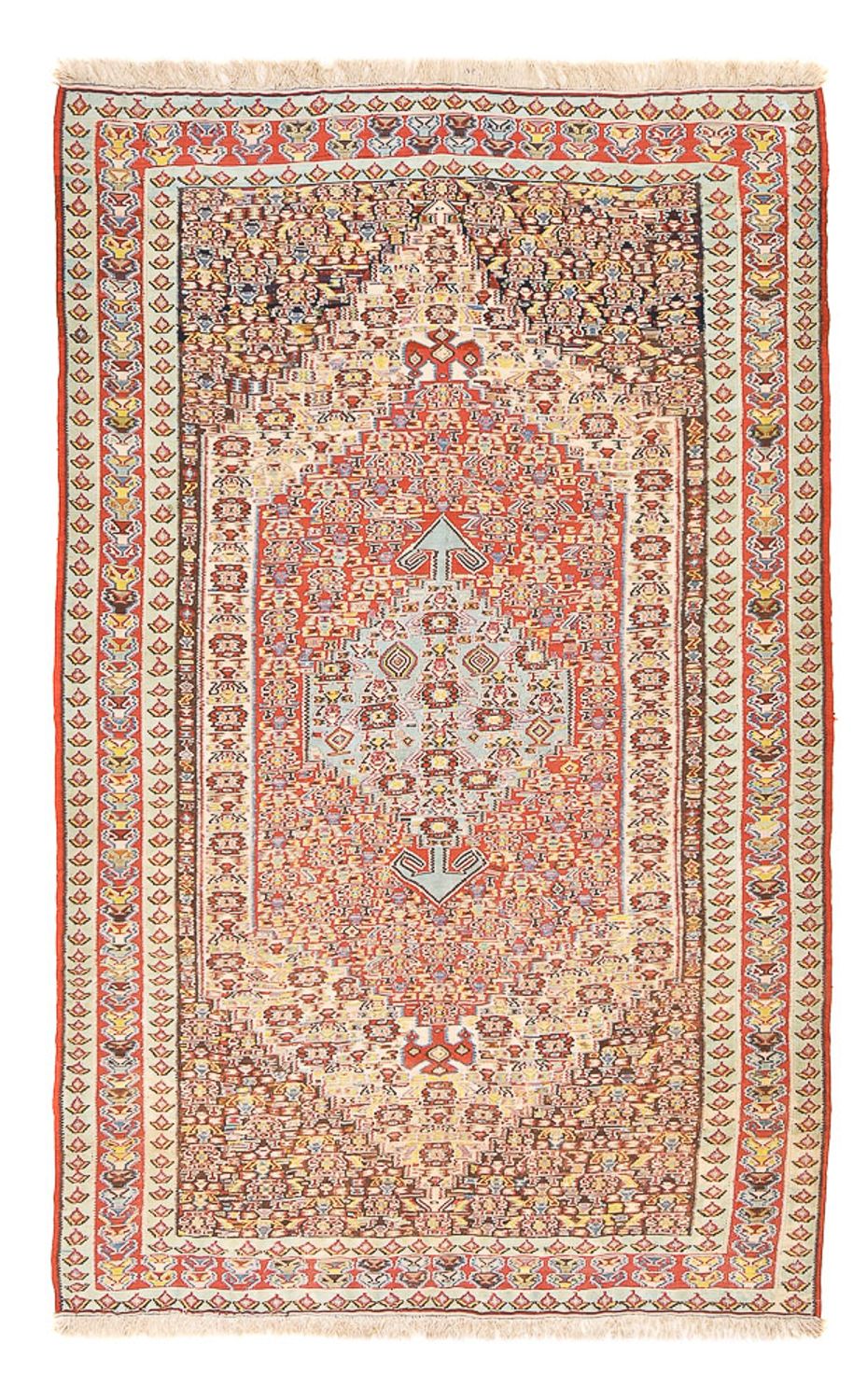 Kelim Teppich - Oriental - 255 x 155 cm - hellrot