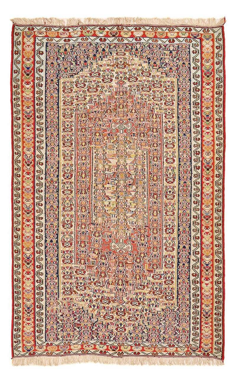 Kelim Teppich - Oriental - 250 x 153 cm - hellrot