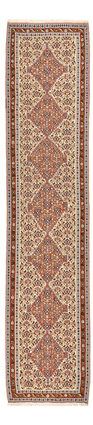 Läufer Kelim - Oriental - 393 x 87 cm - beige