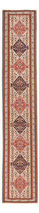 Läufer Kelim - Oriental - 437 x 81 cm - beige