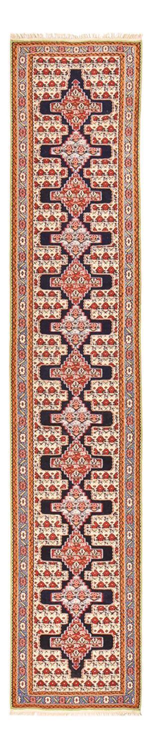 Läufer Kelim - Oriental - 415 x 85 cm - dunkelblau