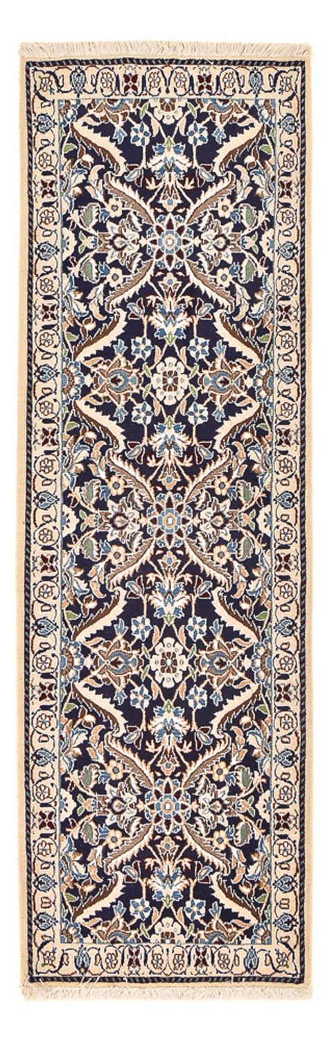Läufer Perser - Nain - Royal - 194 x 59 cm - blau