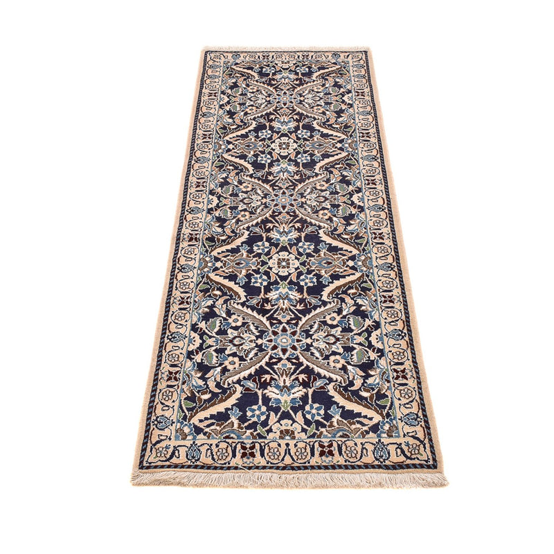 Läufer Perser - Nain - Royal - 194 x 59 cm - blau