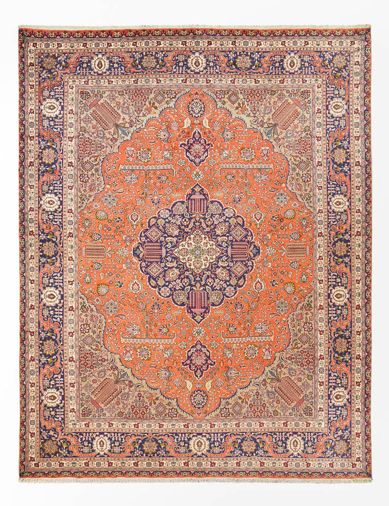 Perserteppich - Täbriz - Royal - 397 x 300 cm - orange