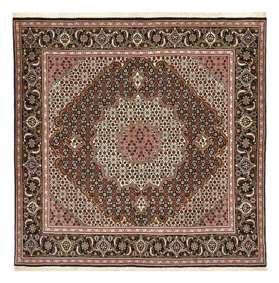 Perserteppich - Täbriz - Royal quadratisch  - 203 x 202 cm - braun
