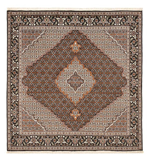 Perserteppich - Täbriz - Royal quadratisch  - 207 x 200 cm - braun