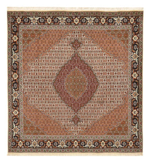 Perserteppich - Täbriz - Royal quadratisch  - 209 x 198 cm - braun
