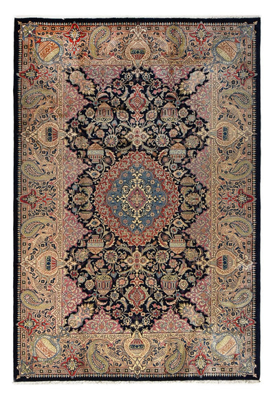 Kaschmar Teppich 200x294cm - Perserteppich - dunkelblau