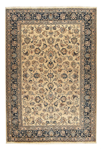 Maschad Teppich 196x294cm - Perserteppich - dunkelbeige