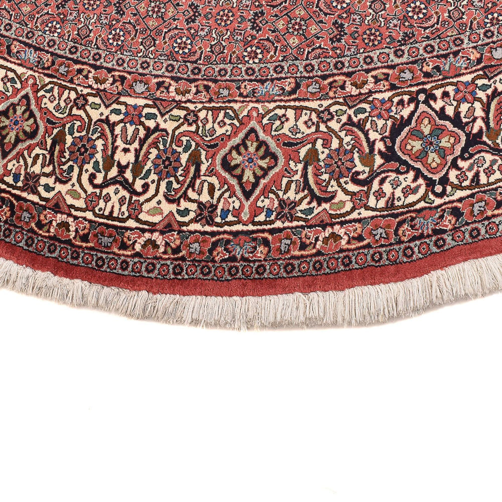 Perserteppich - Bidjar rund  - 300 x 300 cm - bordeauxrot
