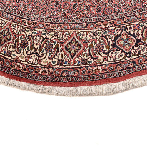 Perserteppich - Bidjar rund  - 300 x 300 cm - bordeauxrot