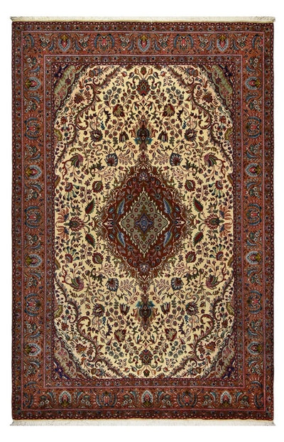 Täbriz - 40 Raj Teppich 206x312cm - Perserteppich