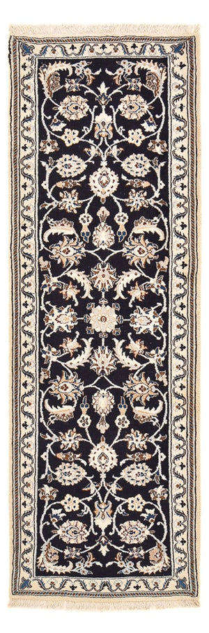 Läufer Perser - Nain - Royal - 186 x 65 cm - dunkelblau