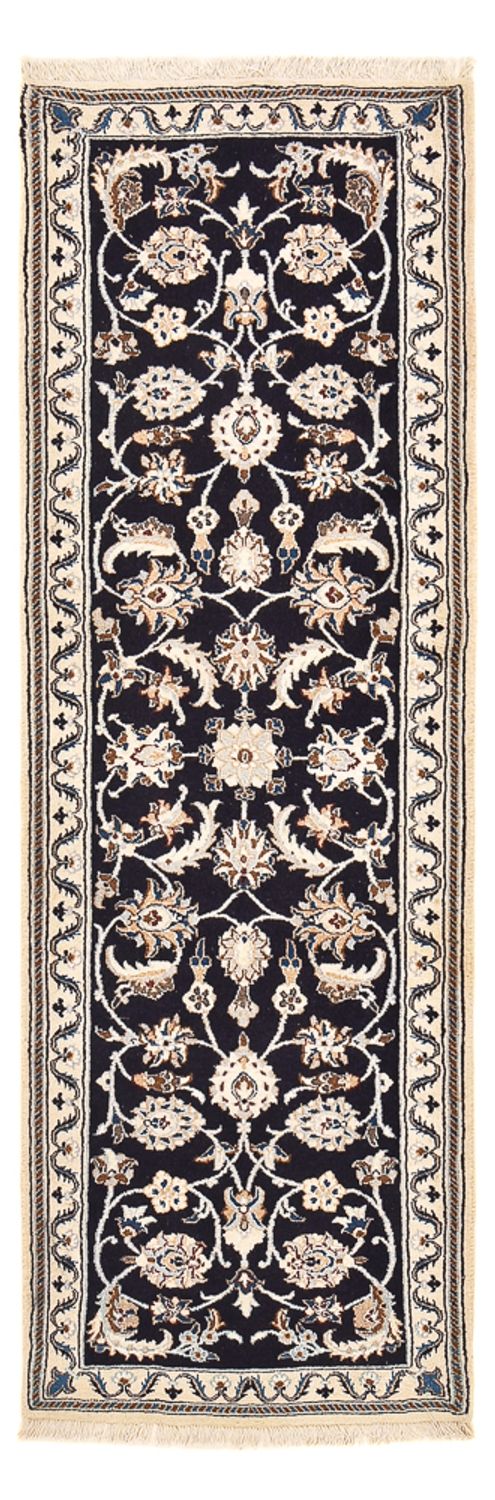Läufer Perser - Nain - Royal - 186 x 65 cm - dunkelblau