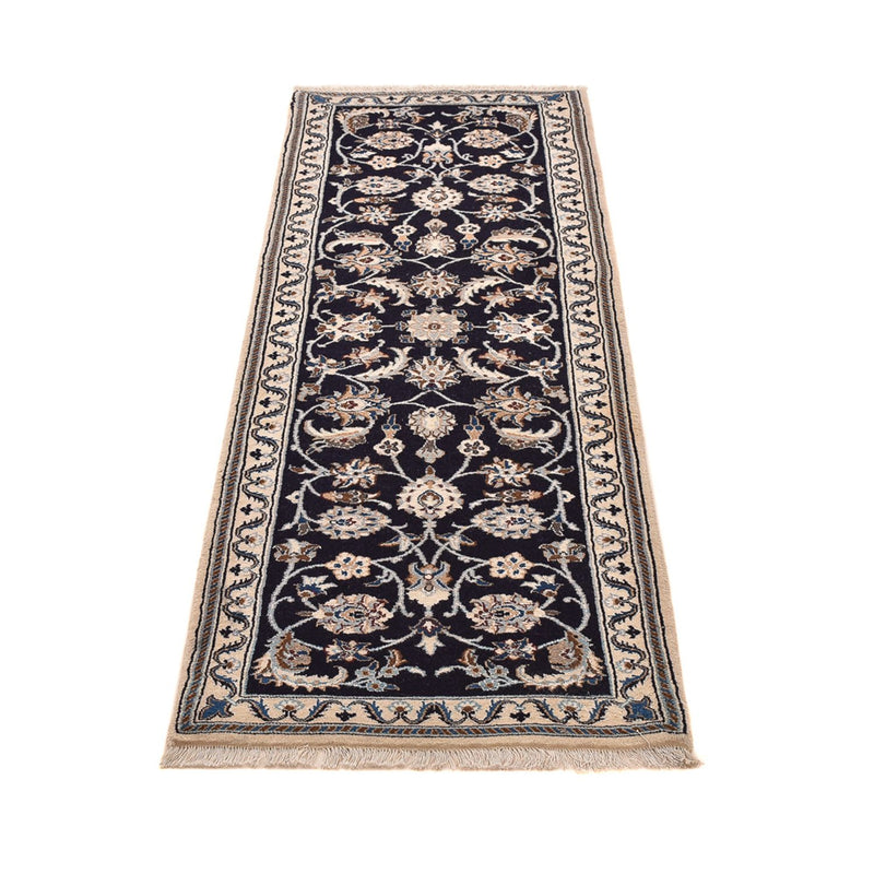 Läufer Perser - Nain - Royal - 186 x 65 cm - dunkelblau