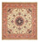 Perserteppich - Täbriz - Royal - 276 x 254 cm - sand