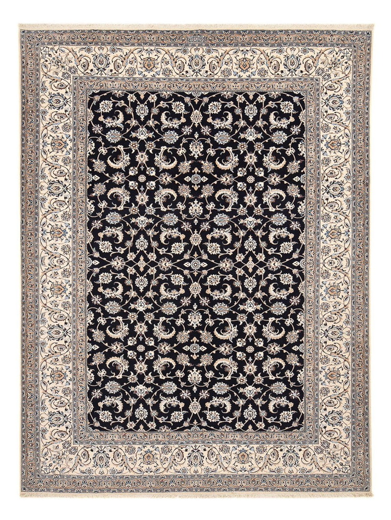 Perserteppich - Nain - Premium - 342 x 258 cm - dunkelblau