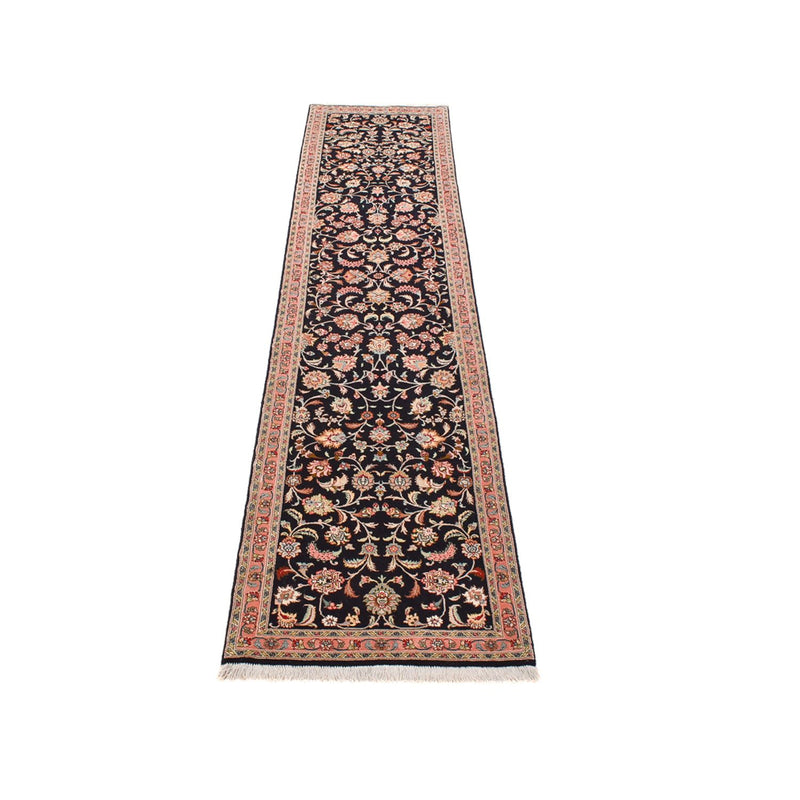 Läufer Perser - Täbriz - Premium - 300 x 66 cm - dunkelblau