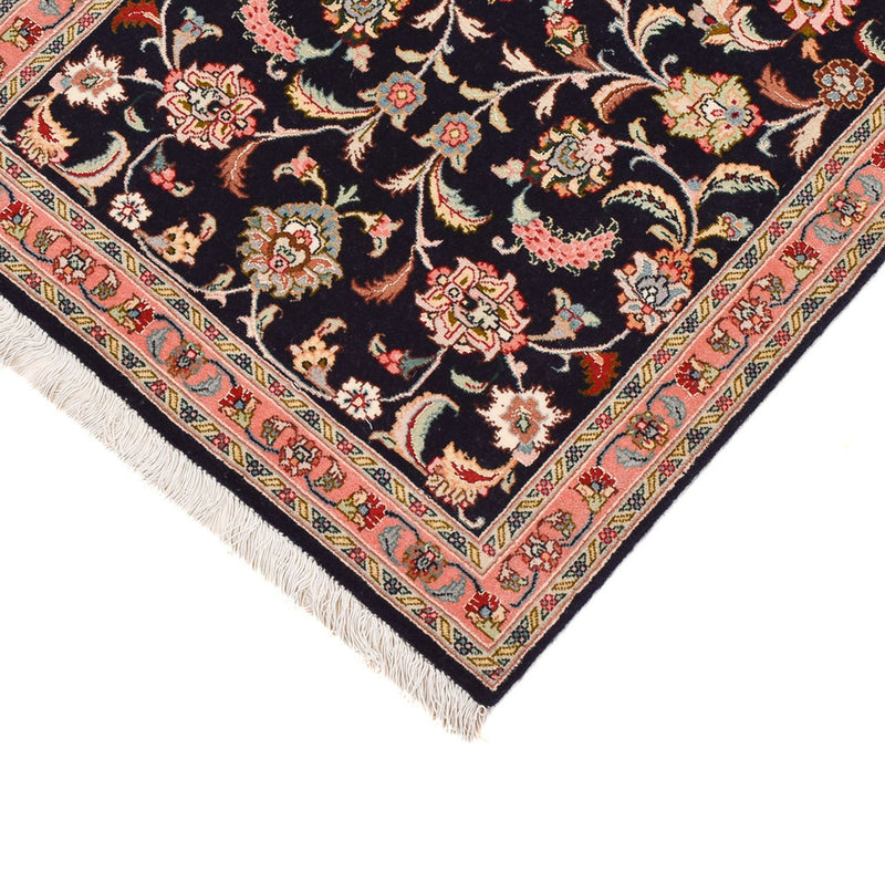 Läufer Perser - Täbriz - Premium - 300 x 67 cm - dunkelblau