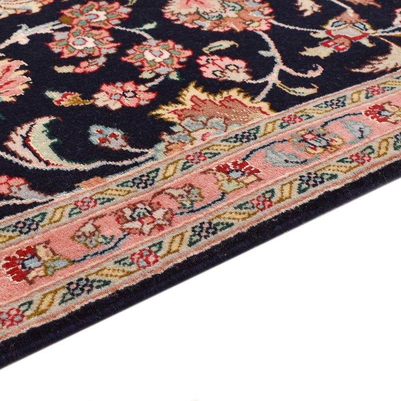 Läufer Perser - Täbriz - Premium - 300 x 67 cm - dunkelblau