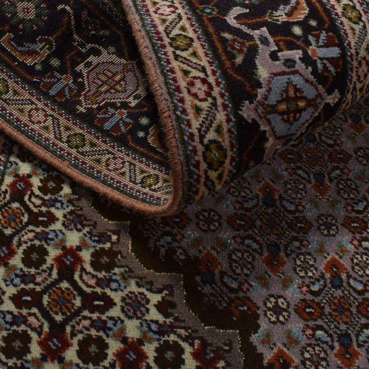 Perserteppich - Täbriz - Royal - 197 x 156 cm - hellrot