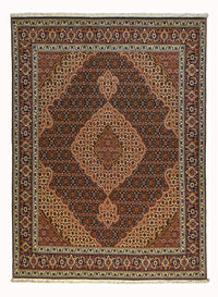 Perserteppich - Täbriz - Royal - 202 x 152 cm - braun
