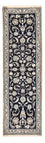 Läufer Perser - Nain - Royal - 203 x 62 cm - dunkelblau