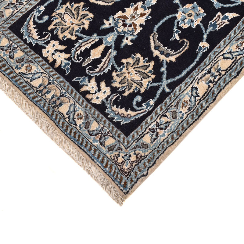 Läufer Perser - Nain - Royal - 203 x 62 cm - dunkelblau