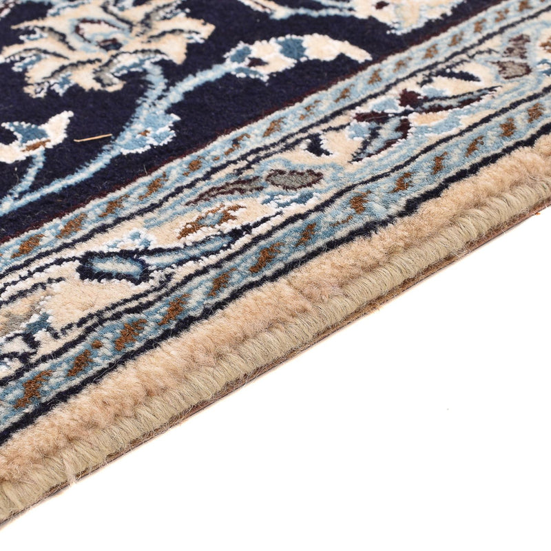 Läufer Perser - Nain - Royal - 203 x 62 cm - dunkelblau