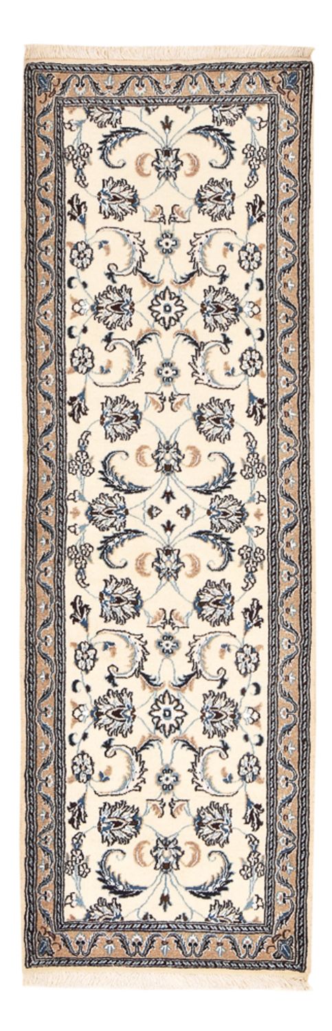 Läufer Perser - Nain - Royal - 202 x 63 cm - creme
